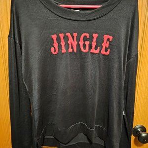 NWT Secret Treasures JINGLE Long Sleeve Shirt Large
